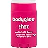 Body Glide For Her Anti Chafe Balm | Chafing stick with added emollients | Great for dry, sensitive skin and/or sensitive areas | Use on chest, bra, butt, groin, arm, and thigh chafing | 1.5oz