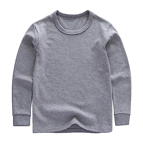 トップス c-boy style Soft Tone (No.105) Kids Toddler Solid Color Cotton Shirts Tops Boys And Girls