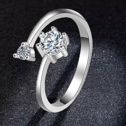 Image of Mahi Colorful Crystsal Studded Adjustable Finger Ring Combo for Women (PACO1105158PR)