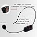 TiKeDa Wireless FM Condenser Microphone Headset, Hands-Free with Rechargeable Battery, Megaphone Mic for Voice Amplifier, Church, Tour Guide Salesman Teachers Conference Road Trips and Karaoke