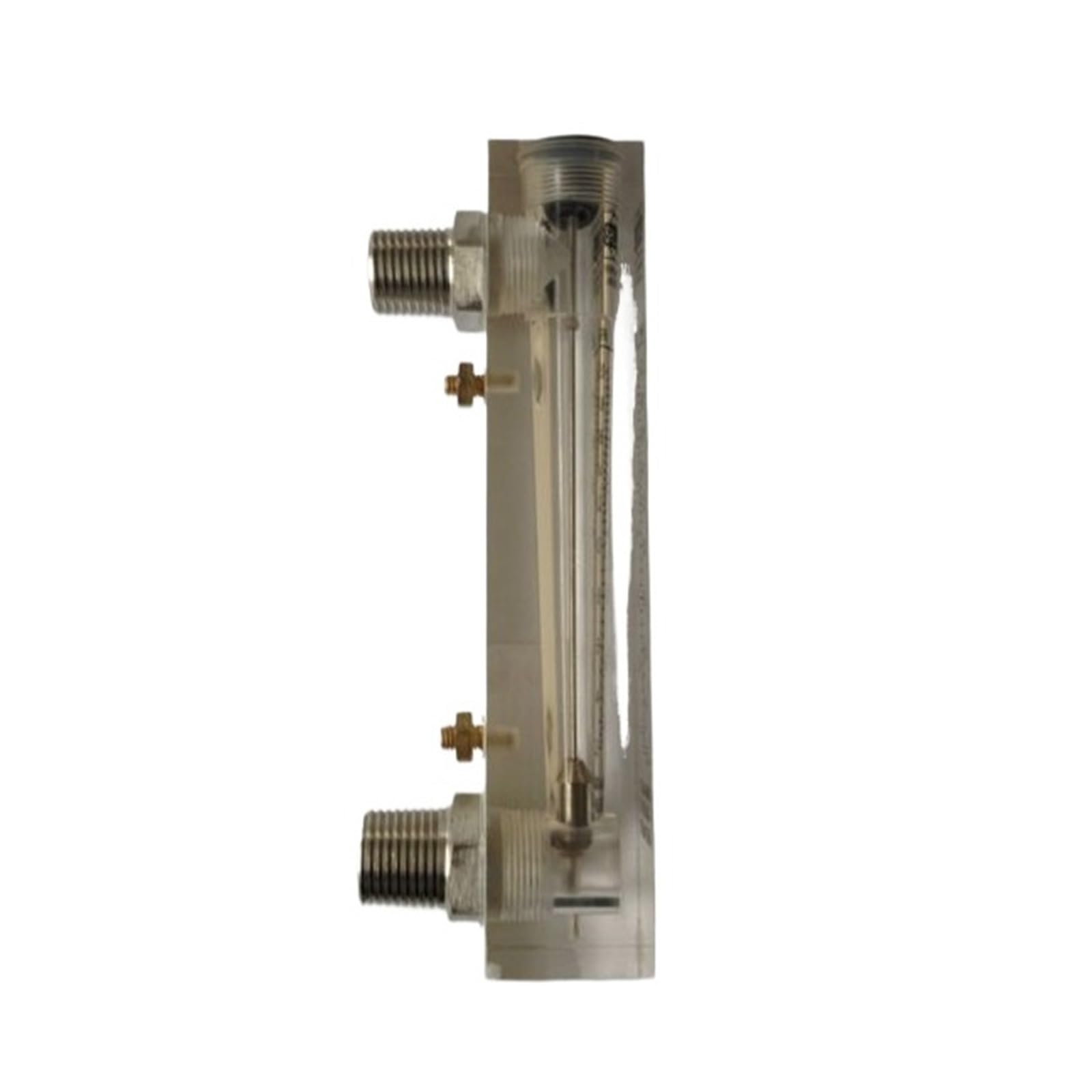 QfUxYYSLD Flowmeter LZM-25 (flow meter) without control valve and with male connection BSPT 1" Stainless Steel (2-20GPM 10-70LPM)