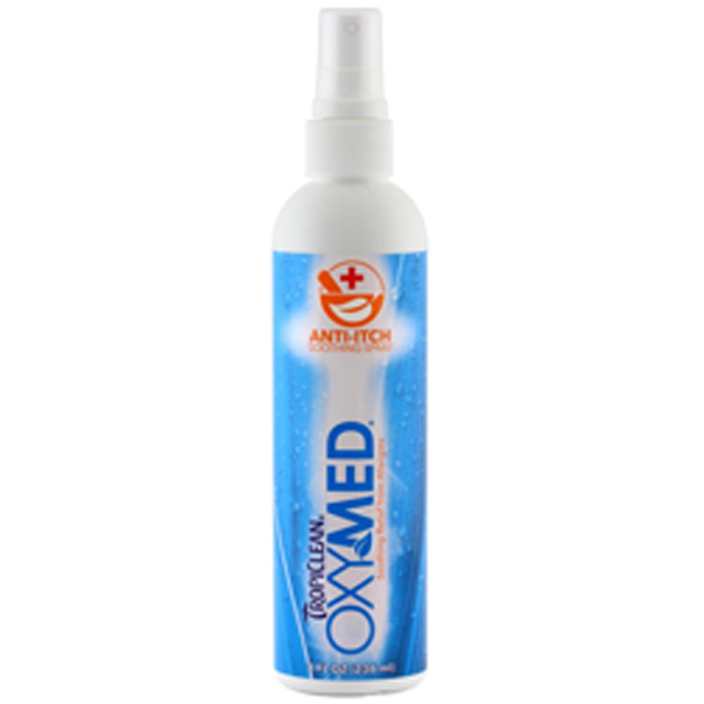 Tropiclean Oxy Med Itch Relief Spray 8oz