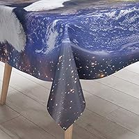 Manteles De Mesa Impresión 3D Animal Mantel, Morbuy Rectangular Impermeable Antimanchas Lavable Prueba De Polvo Poliéster Manteles Para Cocina Comedor Decoración (Cártamo,140x200cm