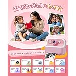 Instant Camera, Front Rear Dual Selfie Kids Camera with 1080P Videos, Holiday Birthday Gifts for Kids Age 3-12, Toddler Portable Travel Print Digital Camera Toy for 4 5 6 7 8 9 Year Boys Girls - Image 2