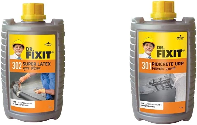 DR. FIXIT 302 SBR Latex for Waterproofing & Repairs on Roofs, Terraces, Bathrooms