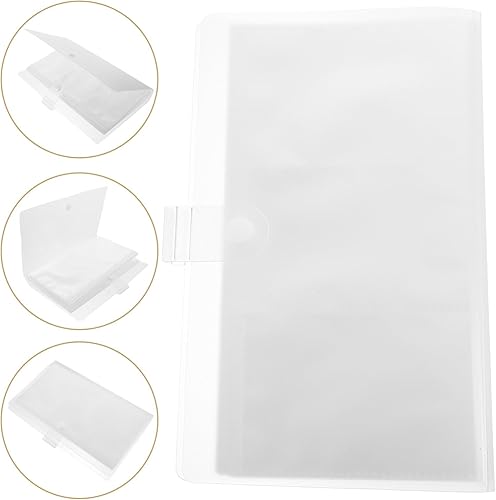 Miniatura 5 de MAGICLULU Small Photo Album Postcard Collection Album Double-side Photo Storage Book with Translucent Frosted Cover for Artworks Postcards Pictures