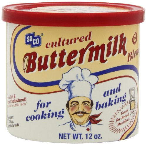 Amazon Com Saco Powdered Buttermilk 12 Ounce Cans Pack Of 6 Powdered Milk Grocery Gourmet Food