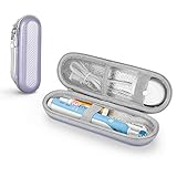 【AJUSTE CÓMODO】 Diseño profesional, depósito interno rígido incorporado para diferentes modelos de cuerpo del cepillo y cabezal de cepillo y bolsillo interior con cremallera de malla con correa para un fácil posicionamiento de la base de carga, otros cabezales de repuesto y así sucesivamente.