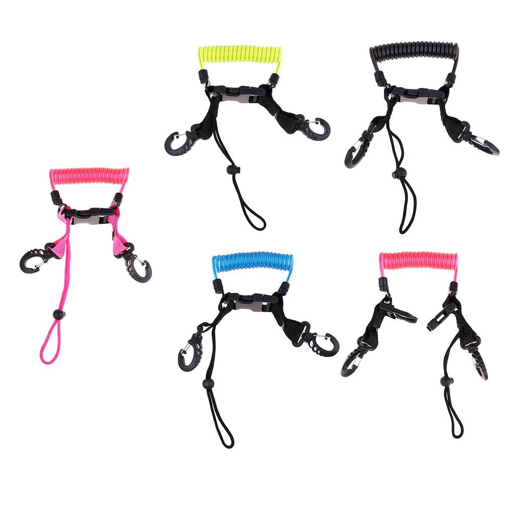 LICHTS Scuba Diving Camera Light Lanyard with Quick Release Buckle Clip Red + Pink-image-25