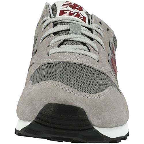 Image of New Balance Men's 574 V2 Trainers, Grey Grey Red Ad, 9