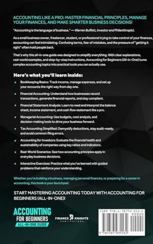 image for Accounting for Beginners (All-in-One): Everything You Need to Learn Fi