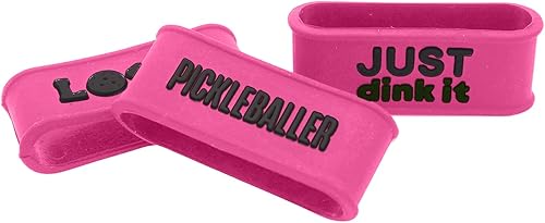 Miniatura 9 de Bandas de agarre de pickleball - Asegura la cinta de agarre - Talla única para todos los mangos de paleta - Banda de paleta de pickleball de