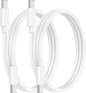 2 Pack USB C to USB C Cable for iPhone15/Pro/Max/Min,60W Usbc to Usbc Cord, 1M Type Charging Cable for MacBook/iPad Air/Mini/Pro/Samsung 23+/23/22+/22