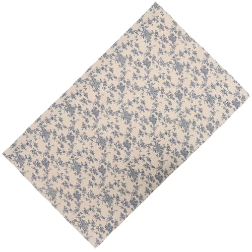 Cortinas cortas de algodón azul floral: adiós miradas, más luz y aire 2