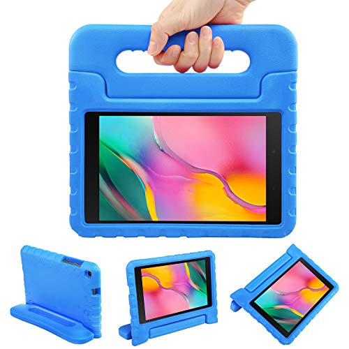 NEWSTYLE Kids Case for Samsung Galaxy Tab A 8.0 2019 SM-T290/T295, Shockproof Light Weight Protection Handle Stand Kids Case for Samsung Galaxy Tab A 8.0 Inch 2019 Tablet (Blue)