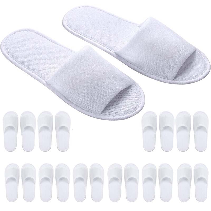 Pantoufles Jetables De Spa - Lot De 10/20 Paires Antidérapantes, Confortables Pour Invités, Hôtel Ou Voyage