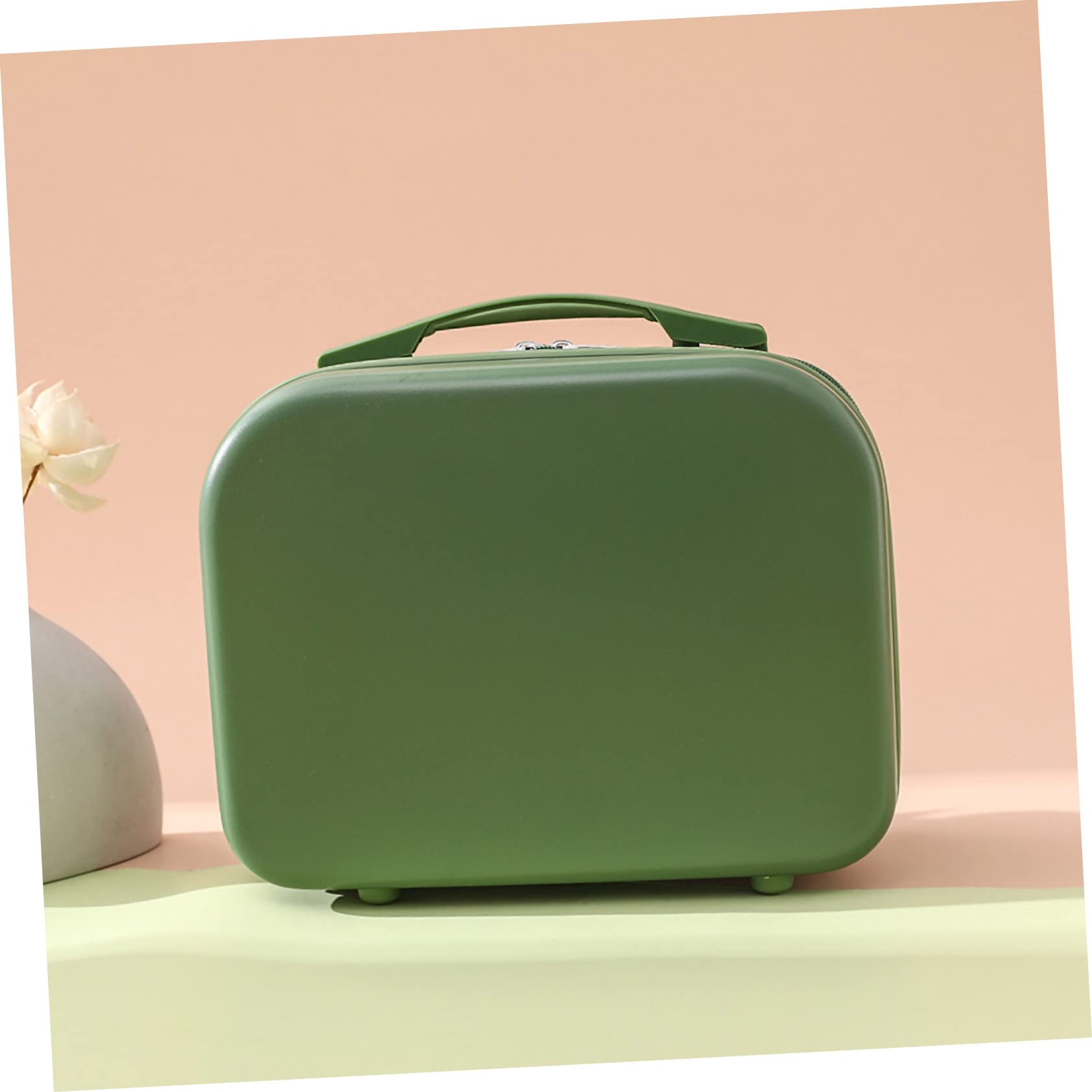 FRCOLOR Organizzatore per Trucco Grande Capacità 14 Pollici Custodia Rigida per Trucco Portatile Beauty Case da Viaggio Scomparti per Casa Ufficio Scuola