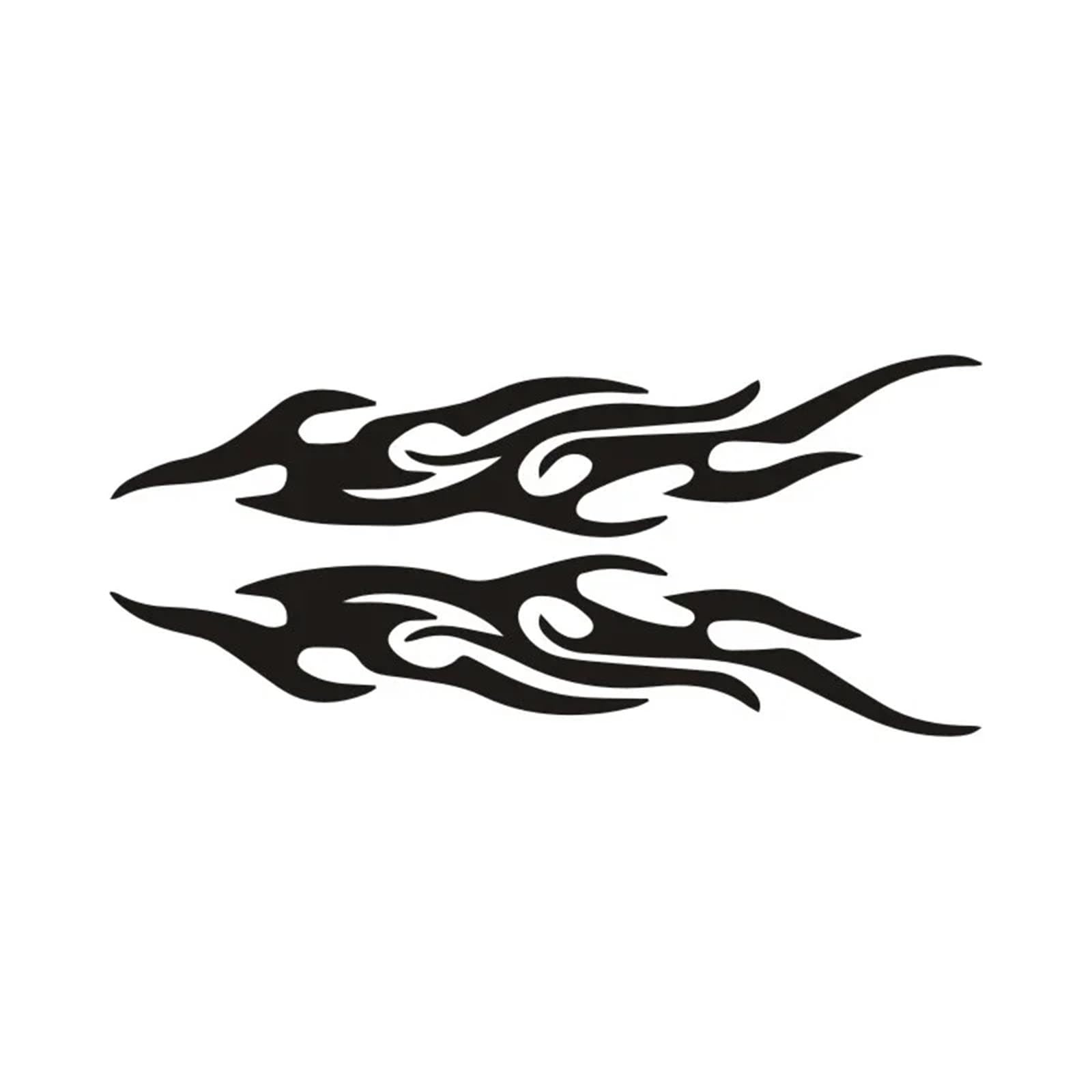 FGLFPXI Universal Decal Sticker Waterproof for Car Motorcycle Gas Tank Flame Sticker Kit Decals