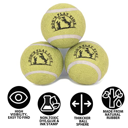 SPIN FIRST Durable Dog Tennis Balls, Tough Non-Toxic Fetch Balls for Dogs Soft on Teeth - Image 3