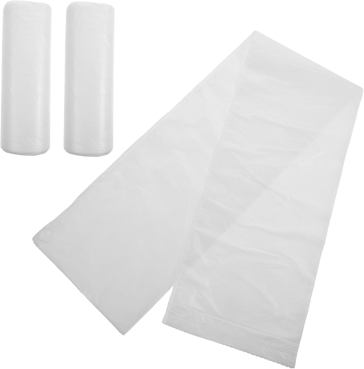 minkissy 10rolls Lawn and Leaf Bags Biodegradable Recycling Trash Bags Reusable Handle Tie