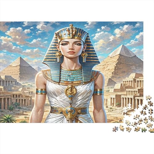 Egyptian Queen_1 Puzzles Imposible,desafío para Adultos Juego Educativo 1000 Piezas Obra De Arte De Juego De para Adultos Y Niños 52x38cm/1000pcs