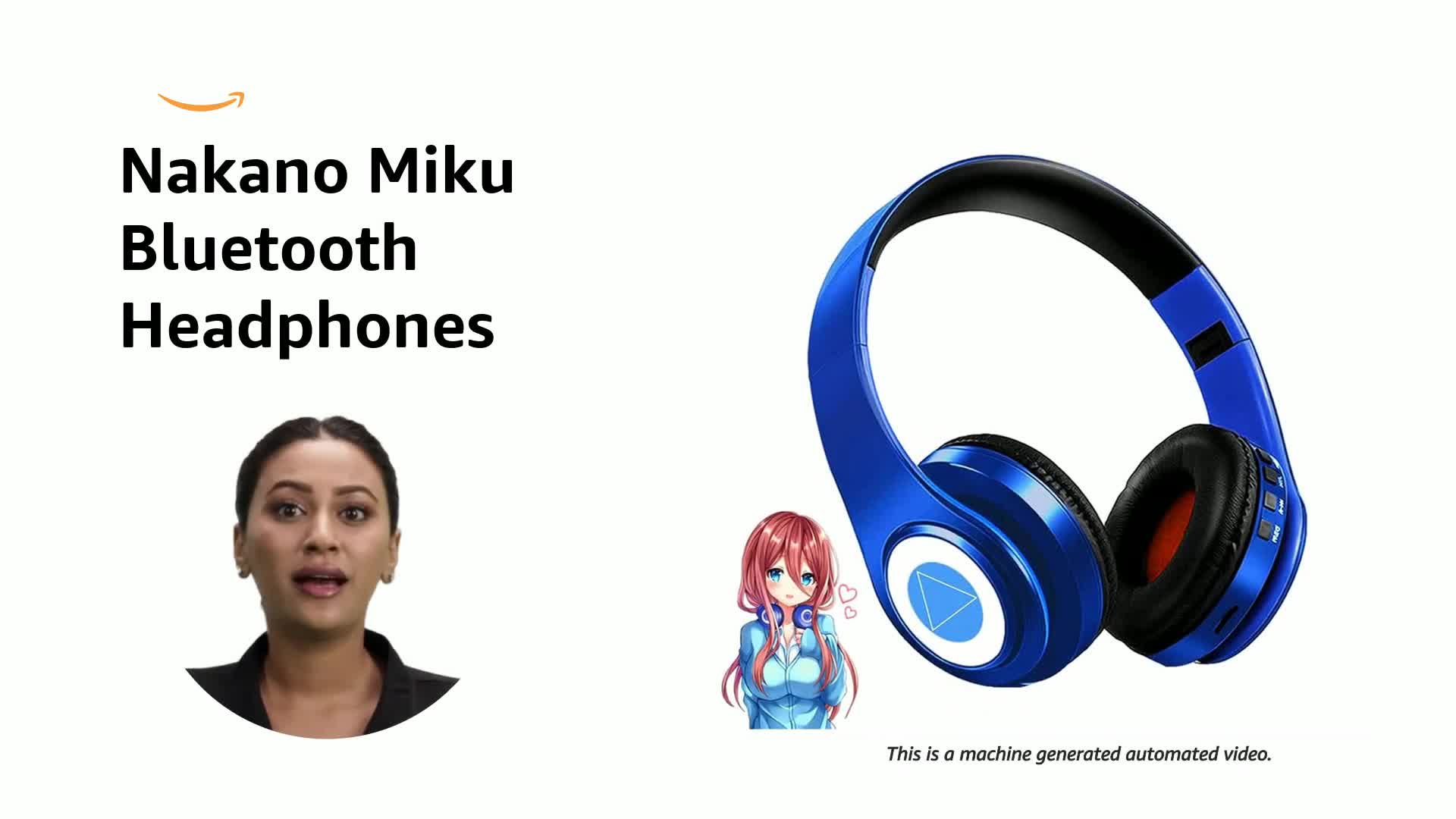YTDTKJ Nakano Miku Bluetooth Headphones,The Quintessential