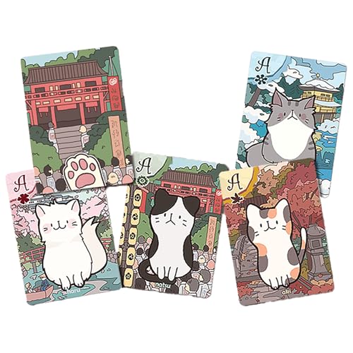 Baraja Playing Cats - Summer Diseño Kyoto Japón 52 Cartas miniatura 4