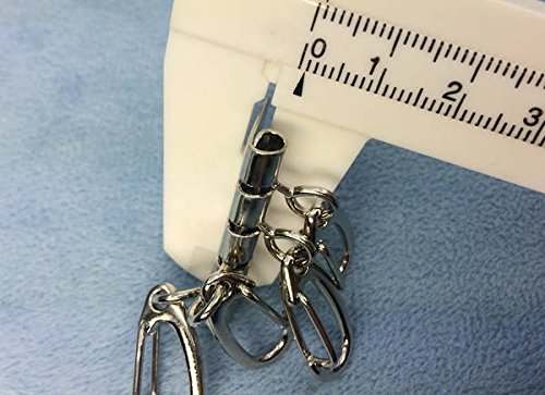 キーホルダー金具について クラシカルキーホルダー金具 ニッケル 全長62mm 10ヶ/PS022