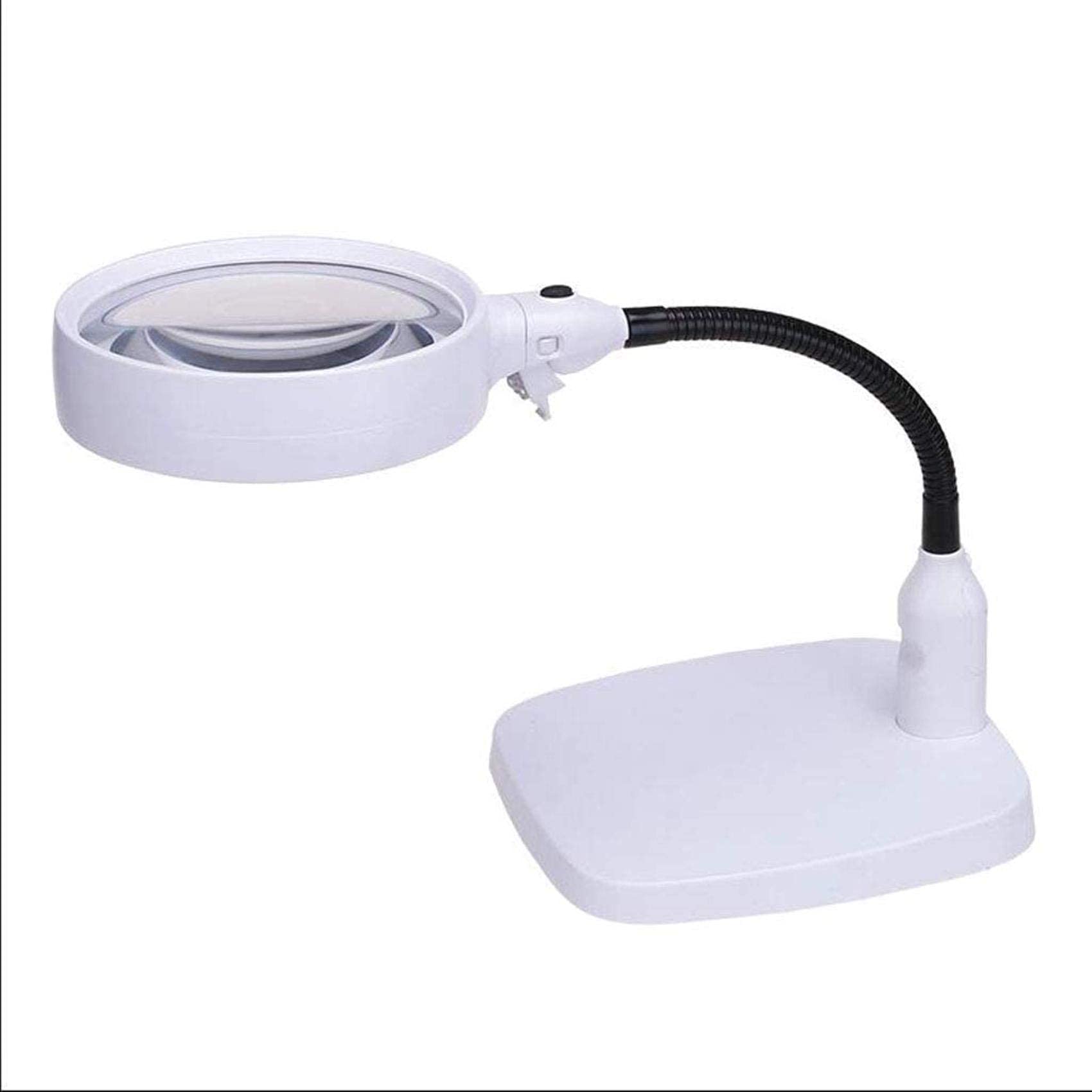 JOZZY Lupa,Escritorio de 8 Veces con reparación de teléfonos móviles de inspección electrónica Antigua Led para reparación de artesanías de Lectura Lupa