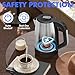 Stariver 2.5L Large Electric Kettle, BPA Free Stainless Steel Water Heater, Fast Boil Electric Tea Kettle, Water Boiler with Auto Shut-Off & Boil-Dry Protection for Family (10-12 Cups)