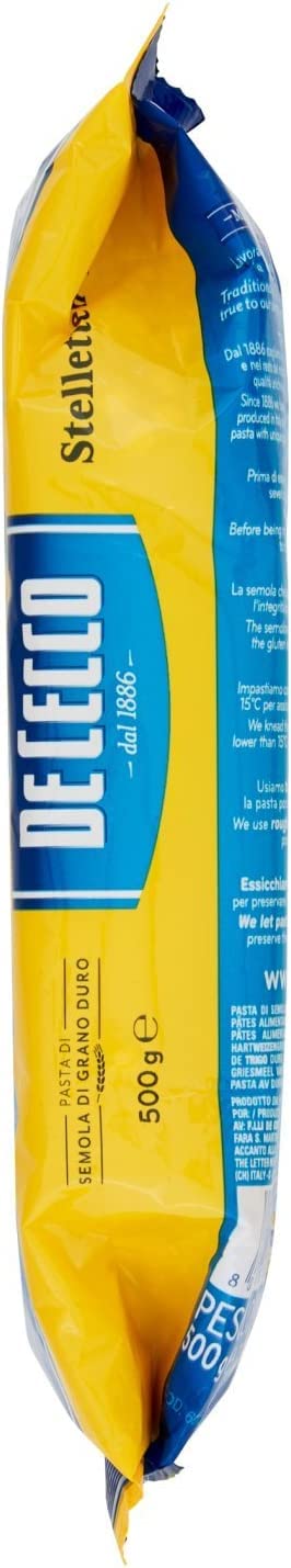 20 x De Cecco Pasta 100% Italiano Paleta n° 75 Pasta Corta 500g