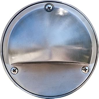 Dabmar LV-LED605-SS316 Stainless Steel LED Brick/Step/Wall Light, Stainless Steel Finish