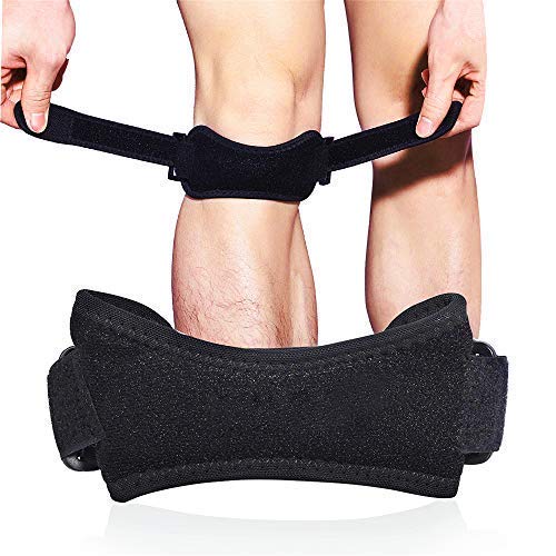 Knee Brace Patella Knee Strap Breathable for Squats/Knee Pain Relief, Supcare Knee Strap Support Knee Band for Running/Hiking/Squats/Workout for Women/Men