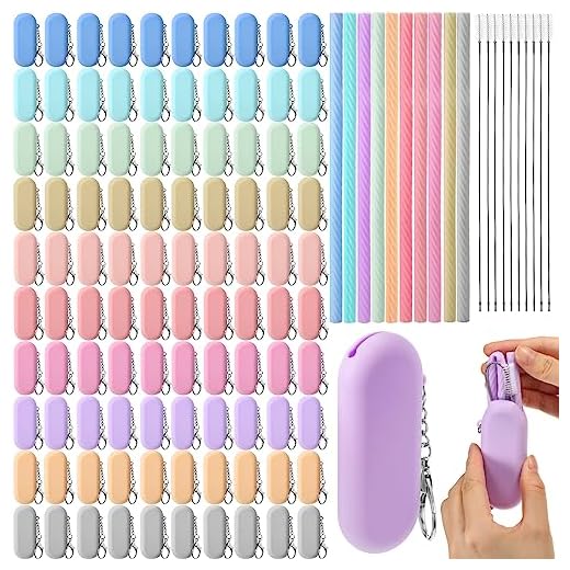 Are metal straws allowed on carry on luggage Rtteri 100 Pack Collapsible Silicone Straws