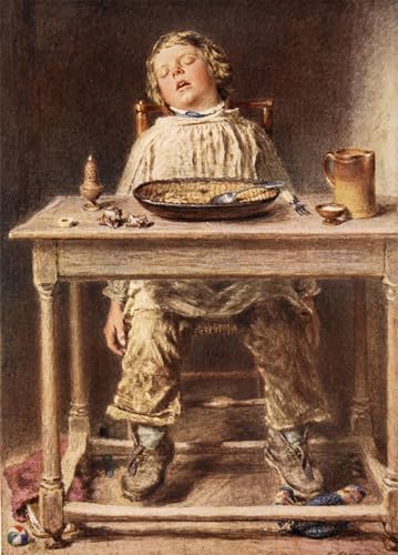 Tableau pour chambre à coucher impression sur toile William Henry Hunt art mural 60x90cm