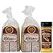 Amish Country Popcorn Baby White Bundle Packs - Recipe Guide & 1 Year Freshness Guarantee (4 Lb ButterSalt)