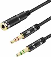 Cavo Sdoppiatore Jack 3,5 Mm - Maschio A 2 Femmine, 35 Cm, Per PS4, PC, Smartphone - Foto 12