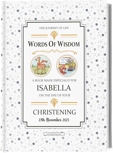 Customised Christening Gift. Add Baby Name, Date and Message. Per...