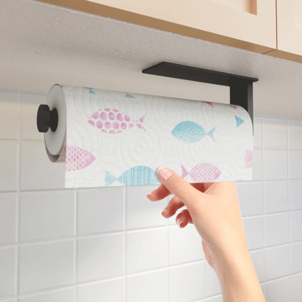 Facile Porta Asciugamani da Parete portasciugamani in Acciaio Inox Supporto Carta in Acciaio Inox Distributore di Tessuto Senza punzoni for la Cucina Cling Storage Dispenser di fazzoletti