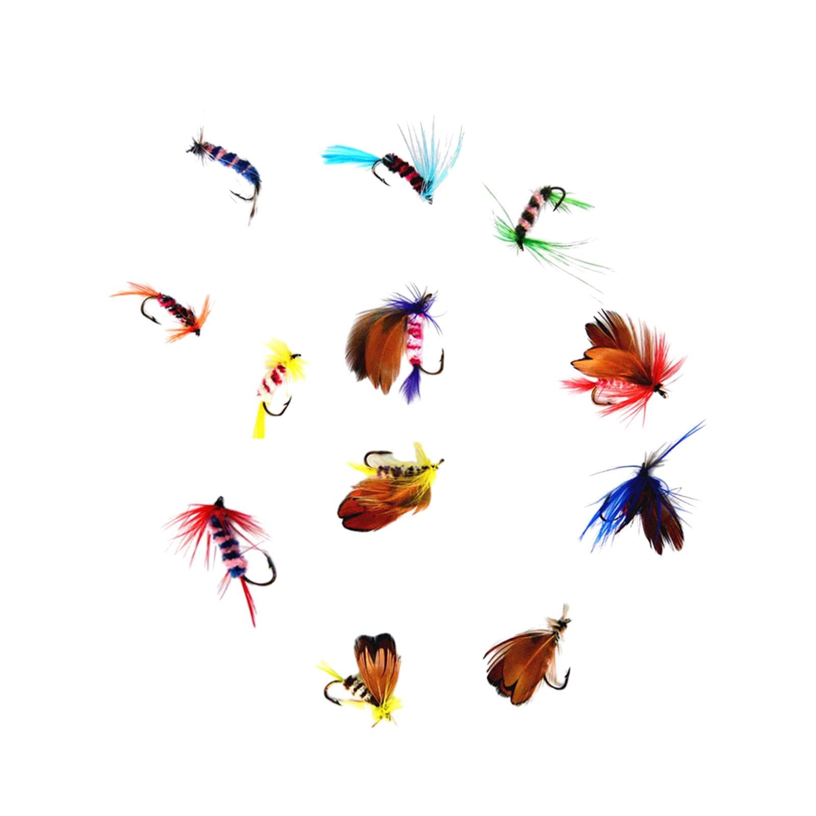 12Pcs Fly Fishing Lures Kit Bluegill Assorted Sunfish Fly Fishing Flies Lure Sporting Goods|Fishing|Baits, Lures & Flies|Crankbaits-image-23