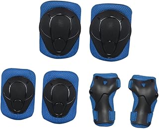Toddmomy 6 Peças Protetores De Pulso Para Bicicletas Infantis Para Patinação Bicicletas Ergométricas Protetores De Cotovelo Para Patinação Cotoveleiras Para Ciclismo Protetores De