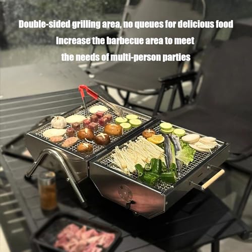 Barreau en acier inoxydable de qualité supérieure pour barbecue de camping robuste - 5
