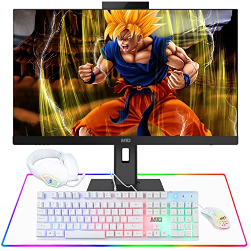 Image of Gaming All in one PC 24 Inch FHD Touchscreen, MTG Yama, Intel Core i5 10th Gen, 8GB RAM, 1TB NVME and 2TB SSD, NVIDIA GT 730 4GB DDR3 Graphics, Webcam, Gaming Kit, Windows 11
