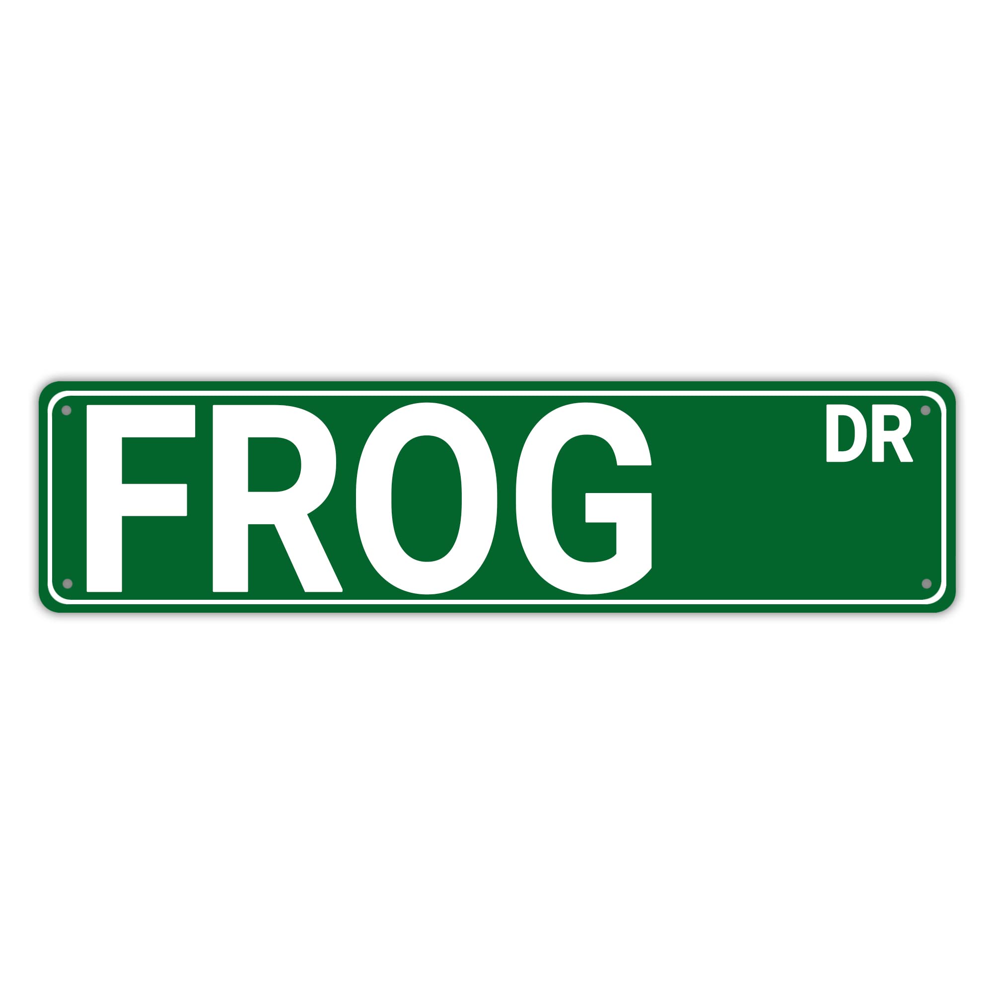 Frog Dr Retro Tin Signs Aluminum Metal Sign Art Plaque Living Room Home Kitchen Garden Wall Non-Fade Funny Decor 4x16 Inch