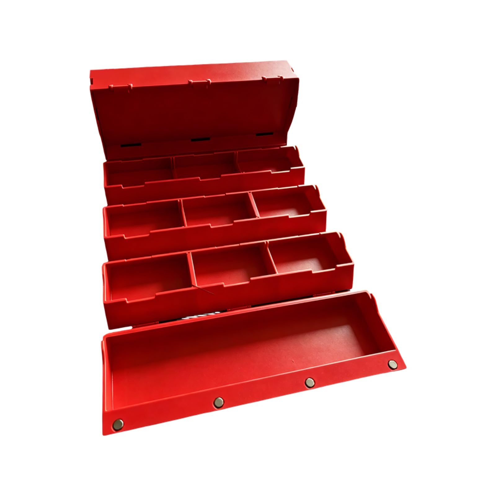 Alloneslife J Box Antispill Roll Storage Box For Ewelry Beads Stationery Industrial Components Industrial Tool Storage