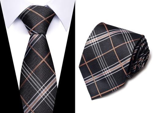 Image of Passabin Tie For Men Necktie Woven Jacquard Neck Ties Set 6 PCS