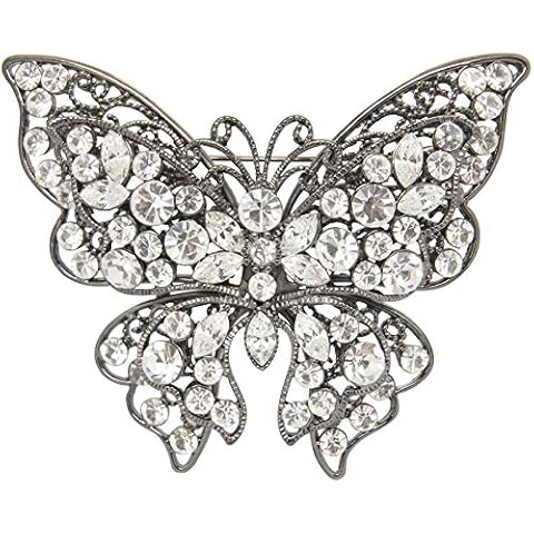 Stephanie Imports Fashionable Faux Vintage Jewelry Brooch Pin (Costume Accessory), Aluminum, not known Cover