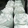 5 Pack FIBC Bulk Bags, 1 Ton, 35 L x 35 W x 43 H, 2200lbs SWL, Heavy Duty, Woven Polypropylene White