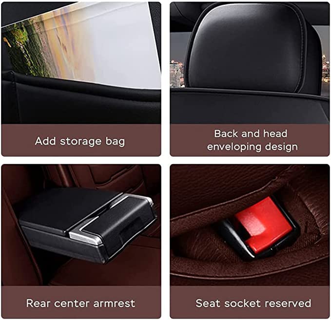 Housse de siège auto pour RENAULT Talisman en similicuir premium habitacle