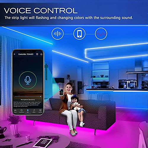 Tira LED WiFi Smart MIHEAL 5050 RGB 20 m Impermeable miniatura 6